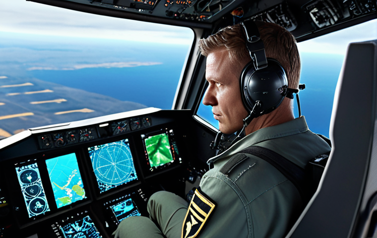 **Prompt:** A highly skilled Swedish fighter pilot intensely focused within an ultra-modern, intelligent cockpit. Holographic displays and real-time data streams surround them, depicting advanced AI integration and seamless command of multiple unmanned aerial systems (UAS). The atmosphere is high-tech, precise, and dynamic, showcasing the pilot as an information expert and master of future aerial warfare. Hyperrealistic, detailed, cinematic lighting, 8K.